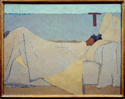 Na cama de Edouard Vuillard
