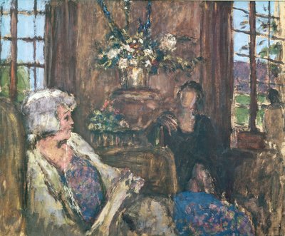 Interior (guache) de Edouard Vuillard