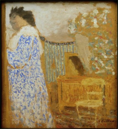 Interior com mulher de Edouard Vuillard