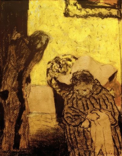 Cochilando ou convalescença de Edouard Vuillard