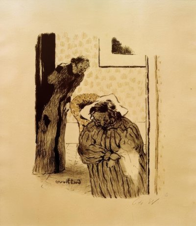 Cochilando ou convalescença de Edouard Vuillard