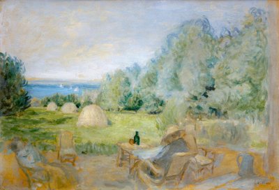 As rodas no Jardin des Etincelles em Criqueboeuf de Edouard Vuillard