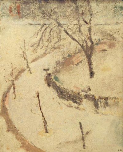 Inverno em Praça Berlioz de Edouard Vuillard