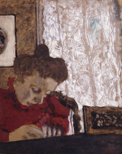 Escrita de Marie Vuillard; Escrita de Marie Vuillard, c.1895 de Edouard Vuillard