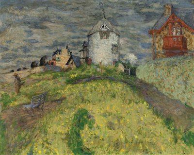 Moinho em Saint-Jacut ou Villas no Campo de Edouard Vuillard