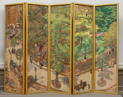 Praça Ventimiglia de Edouard Vuillard