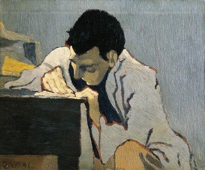 Retrato de Aurelien Lugne-Poe. Pintura de Edouard VUILLARD (1868-1940) de Edouard Vuillard