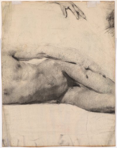 Reclinando Nu Masculino (verso) de Edouard Vuillard