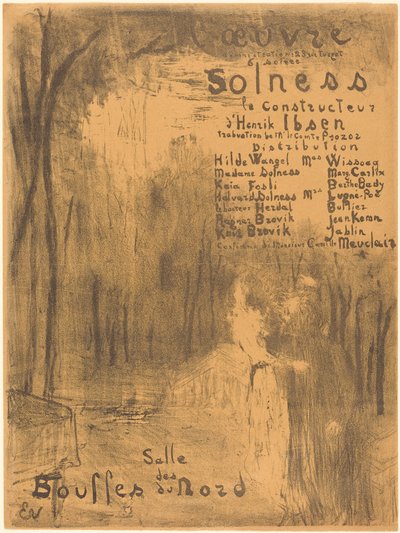Solness der Baumeister de Edouard Vuillard