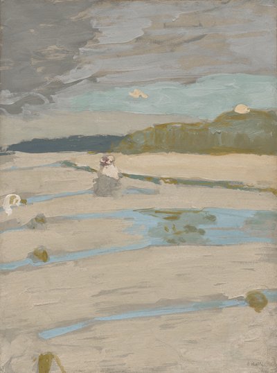 A praia de Saint-Jacut de Edouard Vuillard