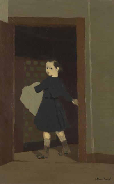 A criança na porta, 1891-92 de Edouard Vuillard