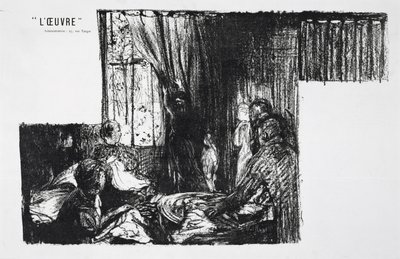 Os pilares da sociedade, 1896 de Edouard Vuillard