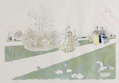 O Jardim das Tulherias de Edouard Vuillard