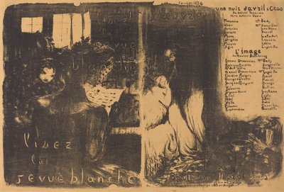 Uma noite de abril no Ceos; A imagem de Edouard Vuillard