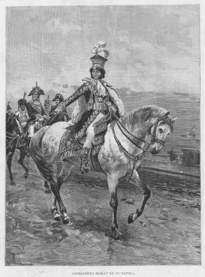 Joachim Murat King Of Naples (gravura) de Edouardo Matania