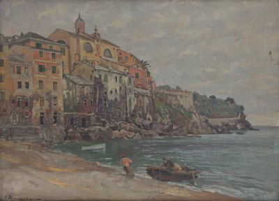 Cidade italiana junto ao mar de Eduard Ameseder