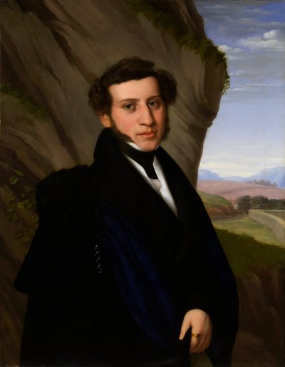 Retrato de Sam Ehrenstamm de Eduard Friedrich Leybold