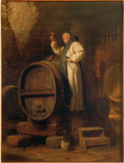 A prova de vinhos na cave de Eduard von Grutzner