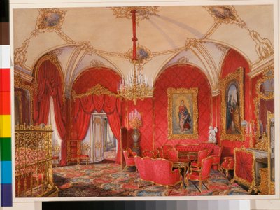 Interiores do Palácio de Inverno (Palais d