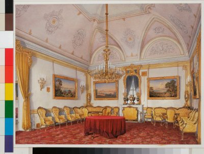 Interiores do Palácio de Inverno (Palais d