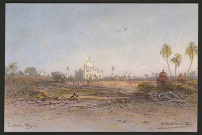 Vista de Agra de Eduard Hildebrandt