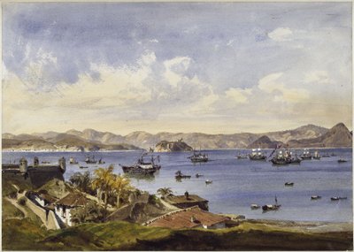 Baía do Rio de Janeiro de Eduard Hildebrandt