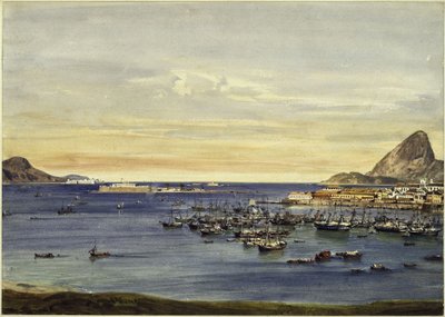 Baía do Rio de Janeiro de Eduard Hildebrandt
