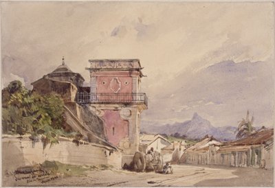 Chafariz da Rua do Conde, Rio de Janeiro de Eduard Hildebrandt