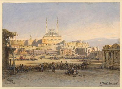 A cidadela do Cairo de Eduard Hildebrandt