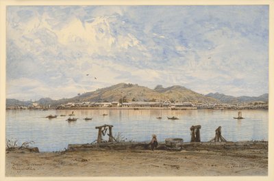 Porto de Nagasaki de Eduard Hildebrandt