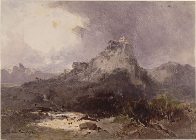 Paisagem de alta montanha de Eduard Hildebrandt