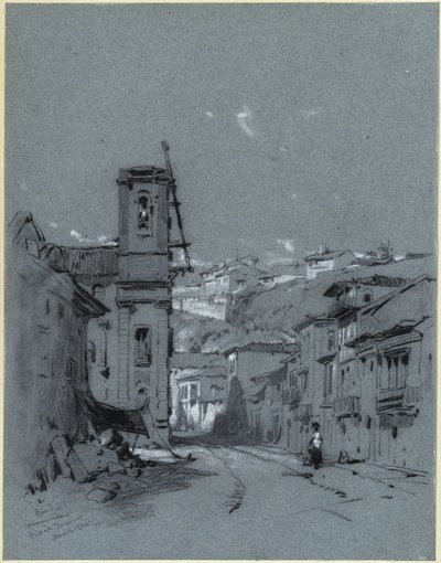 Rua da Misericórdia no Rio de Janeiro de Eduard Hildebrandt