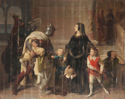 A captura dos filhos de Manfred de Eduard Ritter von Engerth