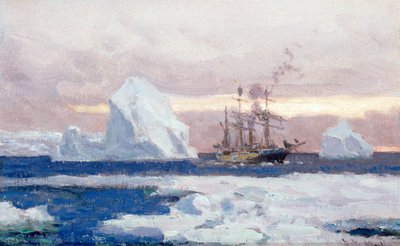 O Corvette argentino Uruguai no Antártico de Eduardo de Martino