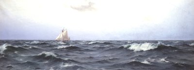 Valquíria II atravessando o Atlântico, c.1893 de Eduardo de Martino