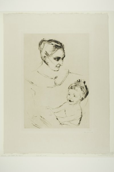 A alegria de uma mãe de Edvard Munch