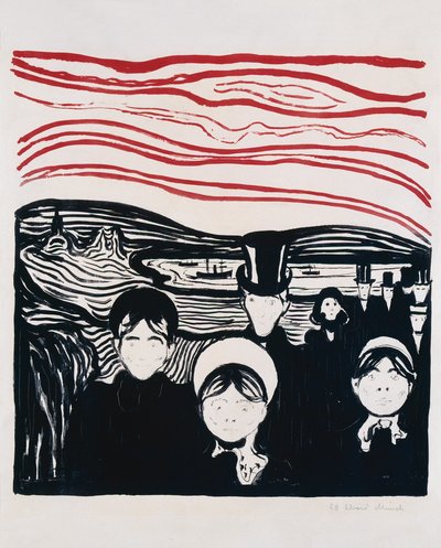 Sensação de medo de Edvard Munch
