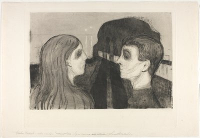 Atração II de Edvard Munch