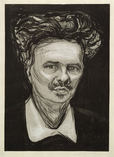 August Strindberg de Edvard Munch