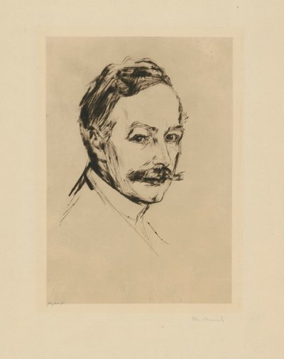 Da pasta «Da casa de Max Linde»: Dr. Max Linde de Edvard Munch