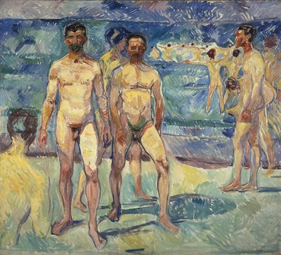 Homens de banho de Edvard Munch