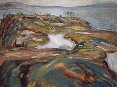 Paisagem Costeira, 1918 de Edvard Munch