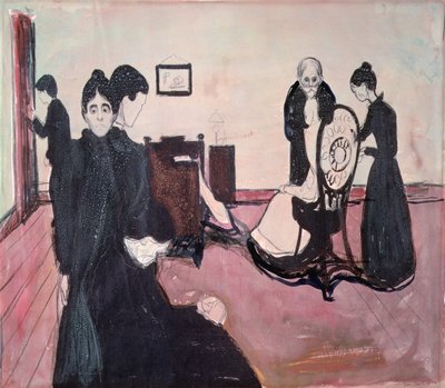 Morte na enfermaria de Edvard Munch