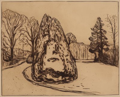O jardim 1902 de Edvard Munch