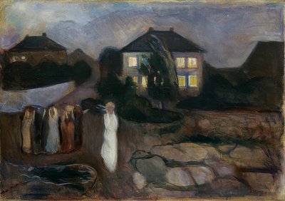 A tempestade 1893 de Edvard Munch