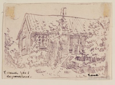 A cabana de Edvard Munch em Åsgårdstrand de Edvard Munch