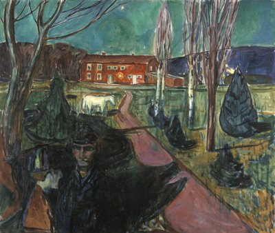 Humor da noite de Edvard Munch
