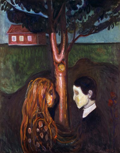 Olhos nos olhos de Edvard Munch