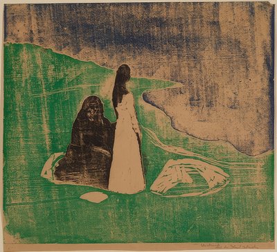 Mulheres à beira-mar. 1898 de Edvard Munch