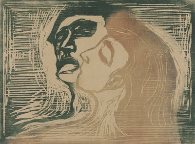 Cabeça a cabeça de Edvard Munch